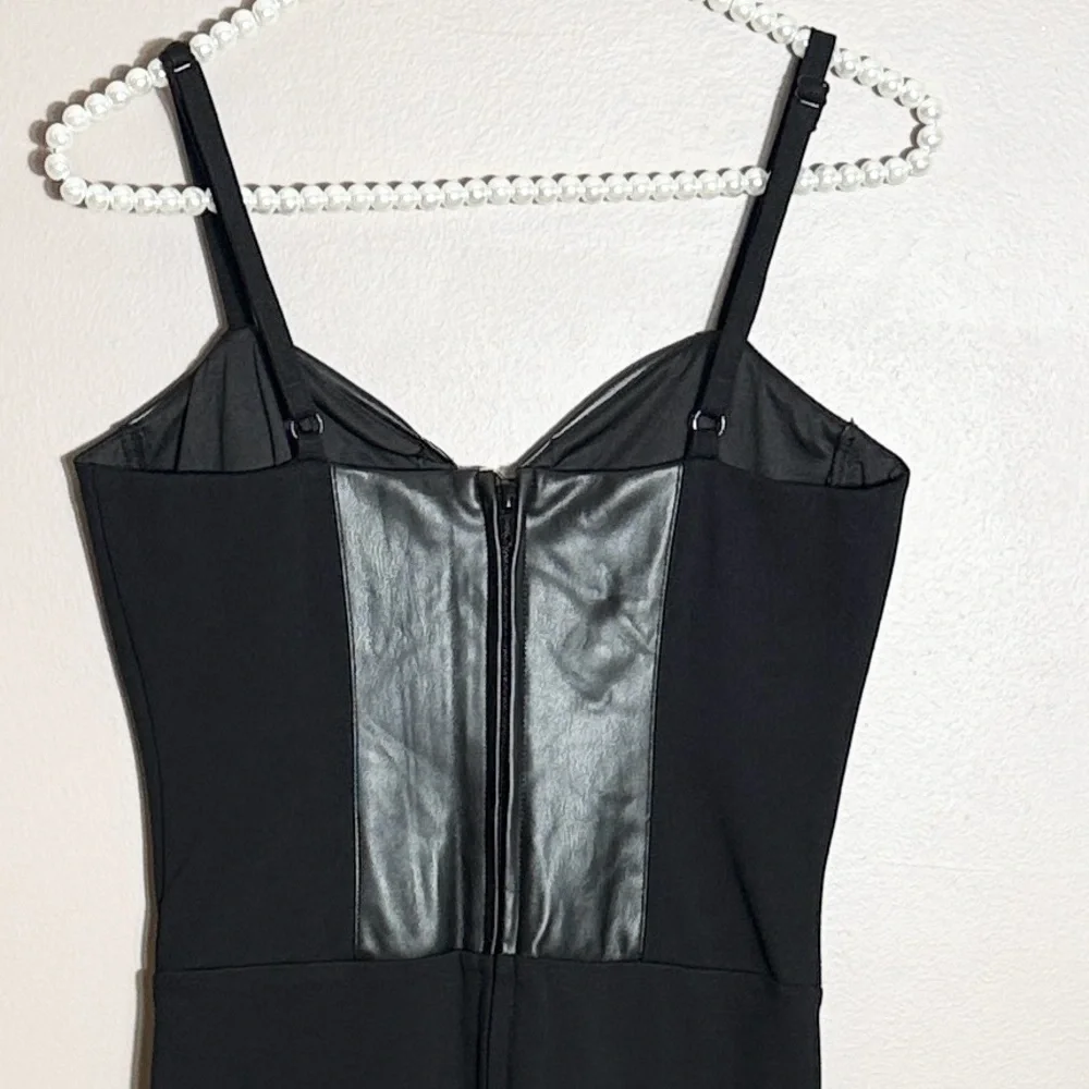 Bebe X Ciara Mixed Media Bustier Catsuit - Picture 4 of 7